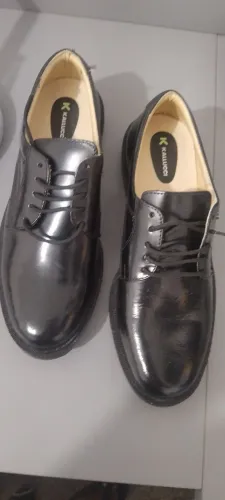 Sapato social militar preto número 40 novo marca kallucci