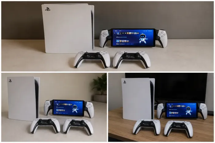     PlayStation + 2 Controles + PlayStation Portal - Kit Completo