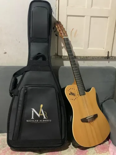 Violão Marquês Vn12 com semi case luxo 