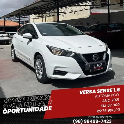 Nissan Versa Sense 1.6 16V Flex AUT 2021