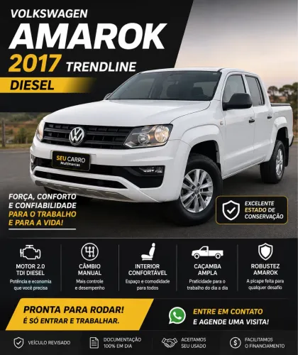 Volkswagen Amarok Trendline CD 2.0 TDI 4X4 Dies AUT 2017