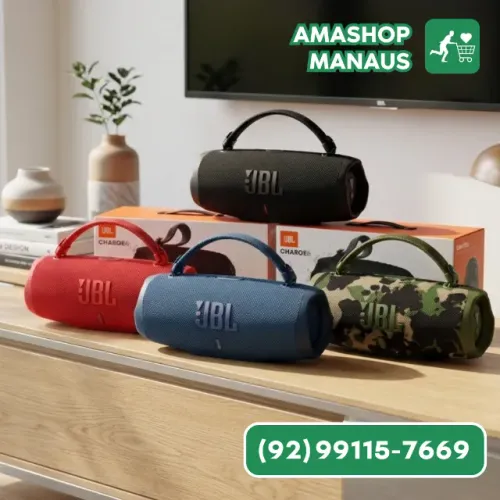 Caixa de Som Portátil Bluetooth Charge 6 com Alça