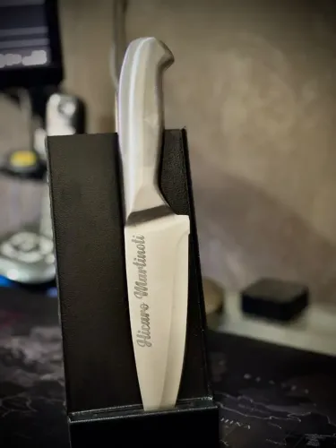Faca de churrasco personalizada a laser
