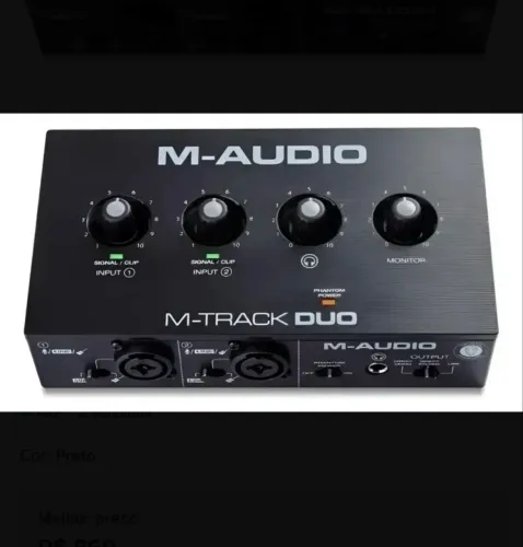 INTERFACE DE ÁUDIO MAUDIO TRACK2 2 CANAIS 