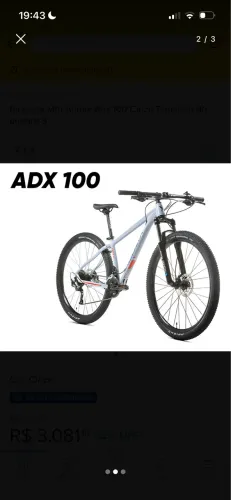Bike MTB Aro 29 - 18v Suspensão Suntour