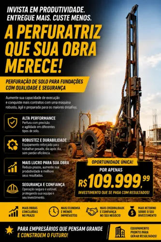 Trator Valmet com máquina perfuratriz de solo para construção civil 