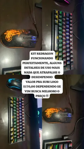 Kit teclado e mouse