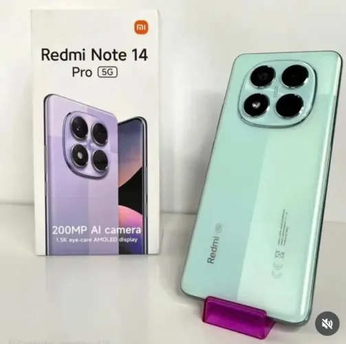 Aparelho Celular Xiaomi Note 14 Pro 5G 8Ram 256Gb Novo Lacrado.