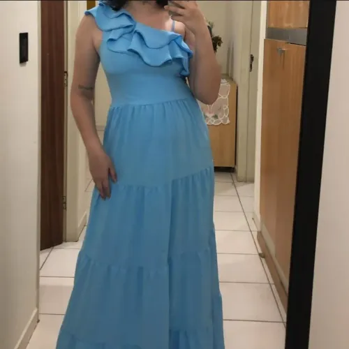 Vestido Azul BB Tamanho G