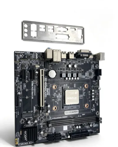 Kit Processador Ryzen 5 5600G + PLACA-MÃE B450 DDR4 