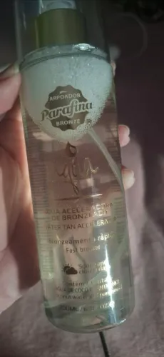 Bronze água bronzeadora
