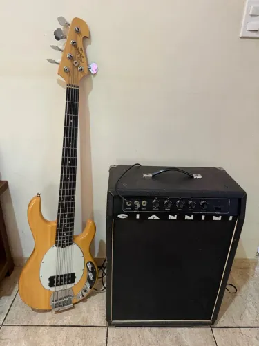 Com baixo Ativo TagimaTBM-5 + amplificador Giannini U65G
