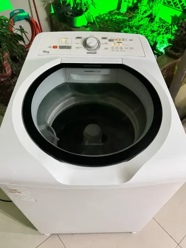 Maquina de lavar Brastemp 15kg cesto inox