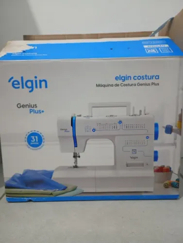 Máquina De Costura Genius Plus Jx-4035 Cor Branco
