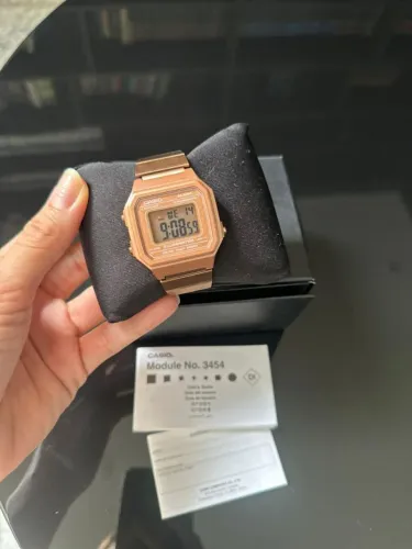 Relógio Casio Vintage Rosê Original 