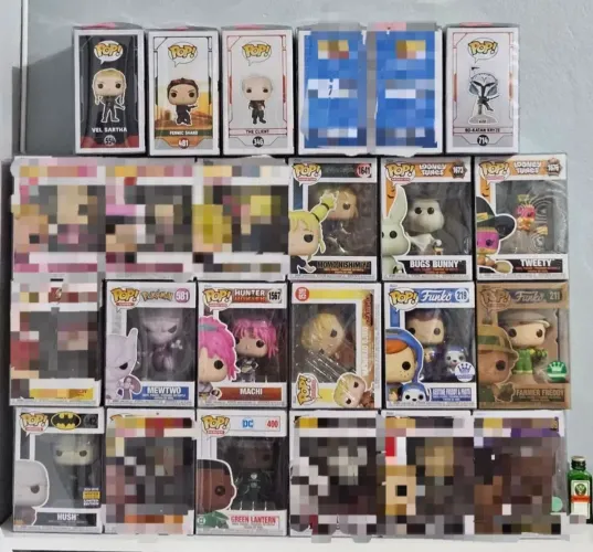 LOTE de Funko pop com 12 unidades