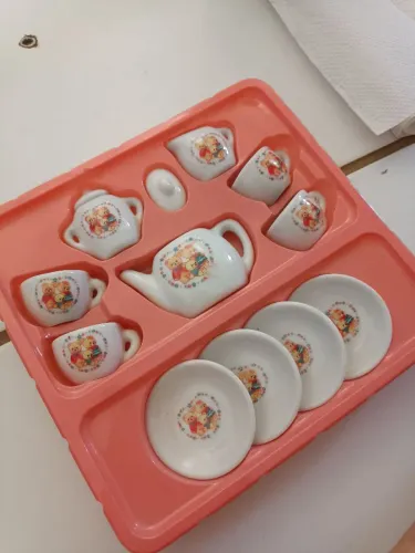 Kit 13 peças mini porcelana 