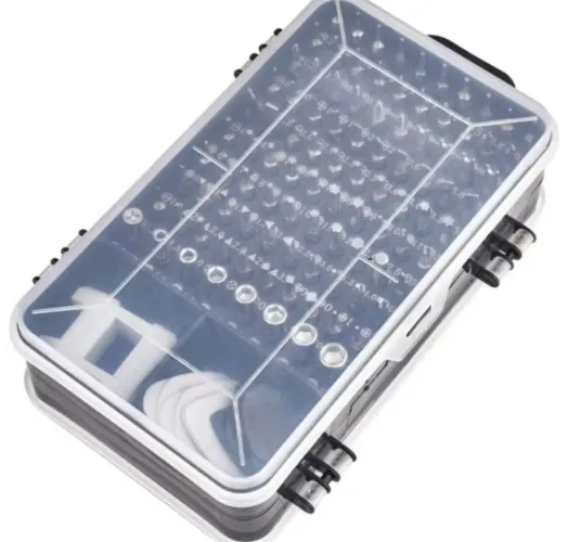 Kit Chaves Precisão Manutenção Profissional 115 pç Magnetico Com Estojo