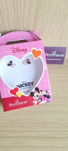 Brinco infantil Rommanel Mickey e Minnie Disney