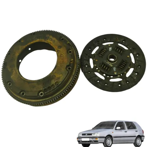 Volante Motor Com Disco Embreagem Volkswagen Golf Gl V8