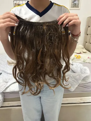Cabelo mega hair ondulado