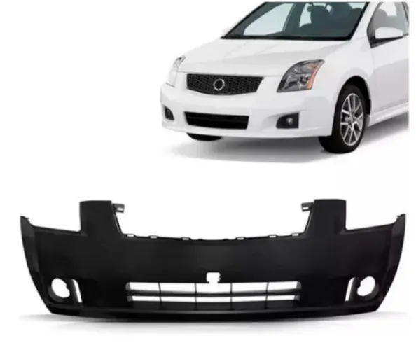 PARACHOQUE NISSAN SENTRA 2007/2009 4 PORTAS DIANTEIRO PRETO LISO (FURO FAROL