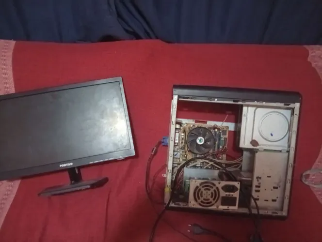 Pc usado para quem quiser montar ou para tirar peça recomendo para pega preço baixo bom
