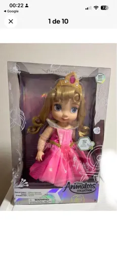 Coleção de animadores Disney boneca princesa Aurora edição especial