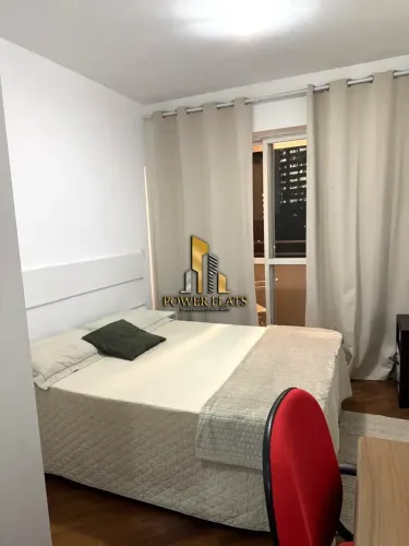 Flat mobiliado para locação com 30m² no New Studio, Pinheiros, 1 dormitório, 1 vaga - São 