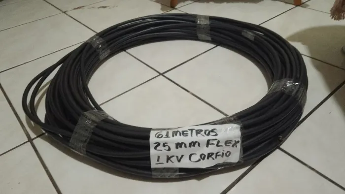 Fio 25 mm flexivel Corfio 1kv ( 61 metros ) 