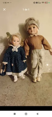 Bonecas de porcelana 