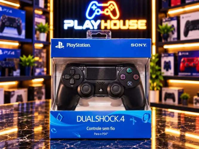 Controle PS4 Sony primeira linha lacrado