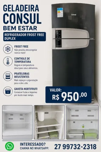 Geladeira Consul Bem Estar.