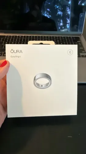 Oura Ring 4 NOVO, LACRADO NA CAIXA - Tamanho 6