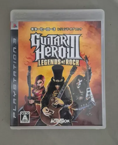 Guitar Hero III Legends Of Rock (Mídia Física) - PS3 Japonês Original