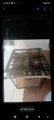 Fogão Industrial 4 Bocas com Forno