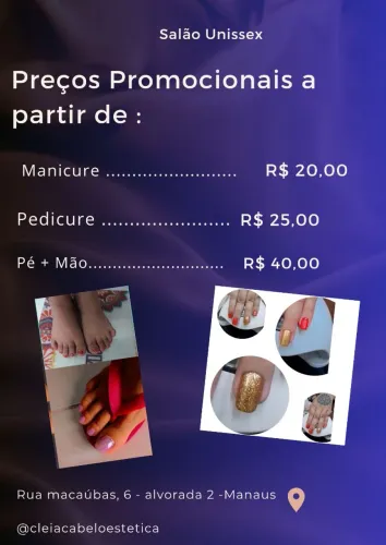Manicure e Pedicure Simples - Em Domicílio e no Alvorada 2