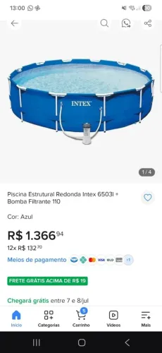 Piscina INTEX 5.000L