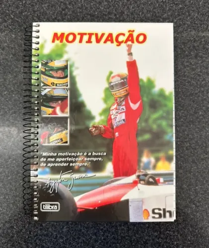 Caderno anos 90 Ayrton Senna