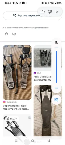 Pedal para bateria 