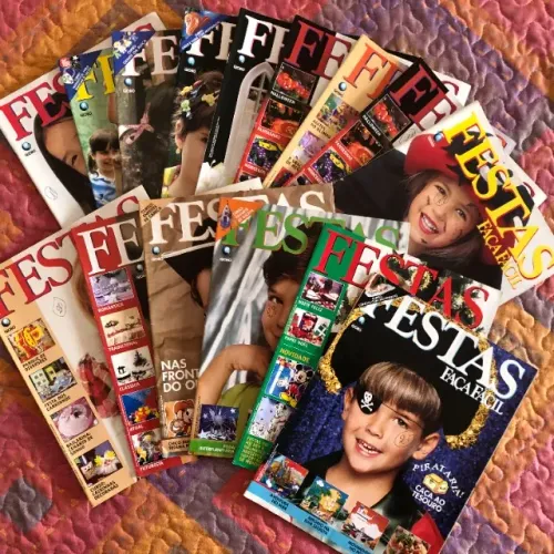 15 Revistas Festas Faça Fácil Editora Globo