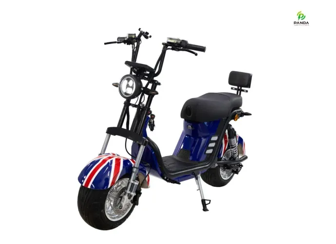 Scooter elétrica WD4 na caixa modelo lançamento 