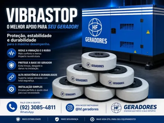 Vibrastop estabilizador de gerador 