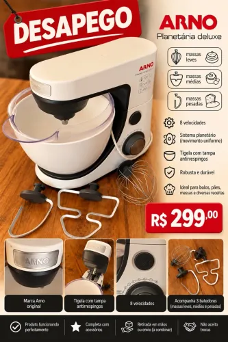 BATEDEIRA PLANETÁRIA ARNO DELUXE