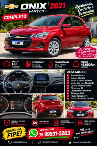 Chevrolet Onix Hatch LT 1.0 12V Flex Mec. 4P 2020