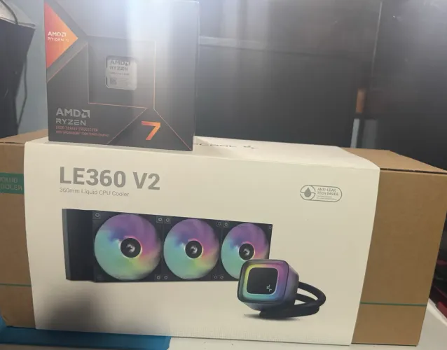 Kit gamer processador AM5 + Water Cooler