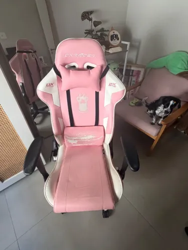 Cadeira gamer dx racer rosa