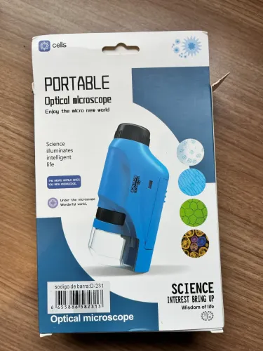 Microscópio portátil 