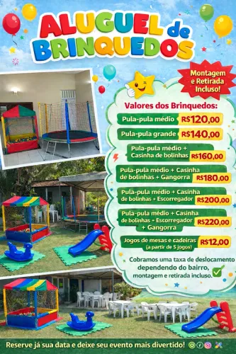 Aluguel de brinquedos