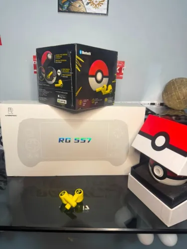 RG557 Versao MAX LACRADA + Fone Pokeball Bluetooth de brinde DESAPEGO Melhor Preço Brasil